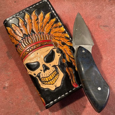 Custom Vertical Bi-Fold Wallet
