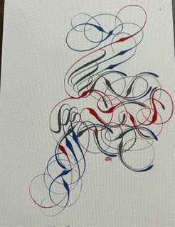 Pinstriping! the Reds, Blues, and Greys!